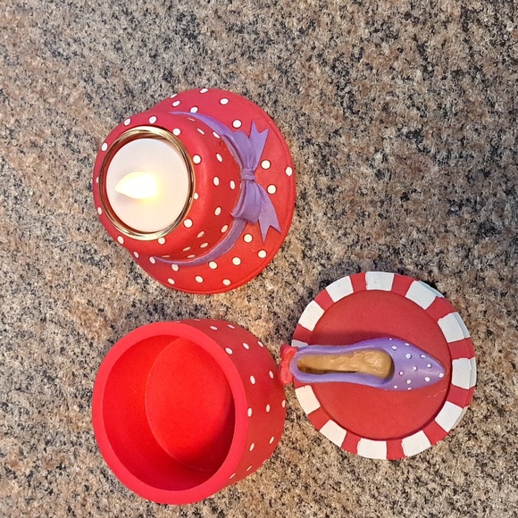 CANDLE HOLDER AND TRINKET BOX - Picture 4 of 4